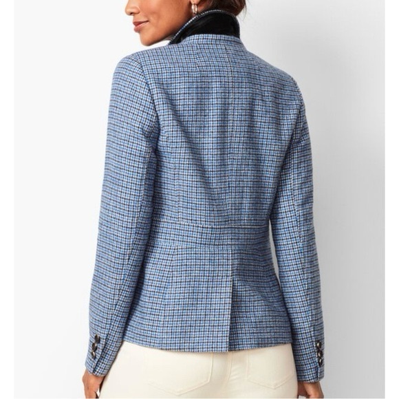 ⭐️ NWT Talbots Shetland Aberdeen Houndstooth Wool Blazer Size 4P
Tattersall - Picture 2 of 11